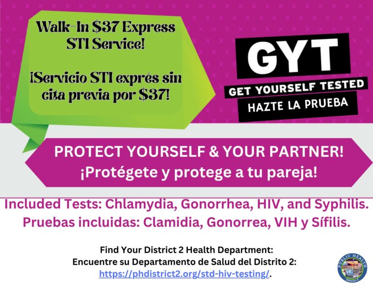 STI / HIV Care & Treatment – District 2 Public Health